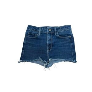 Women's Abercrombie & Fitch Jean Shorts Size‎ 2 W26 Dark Wash